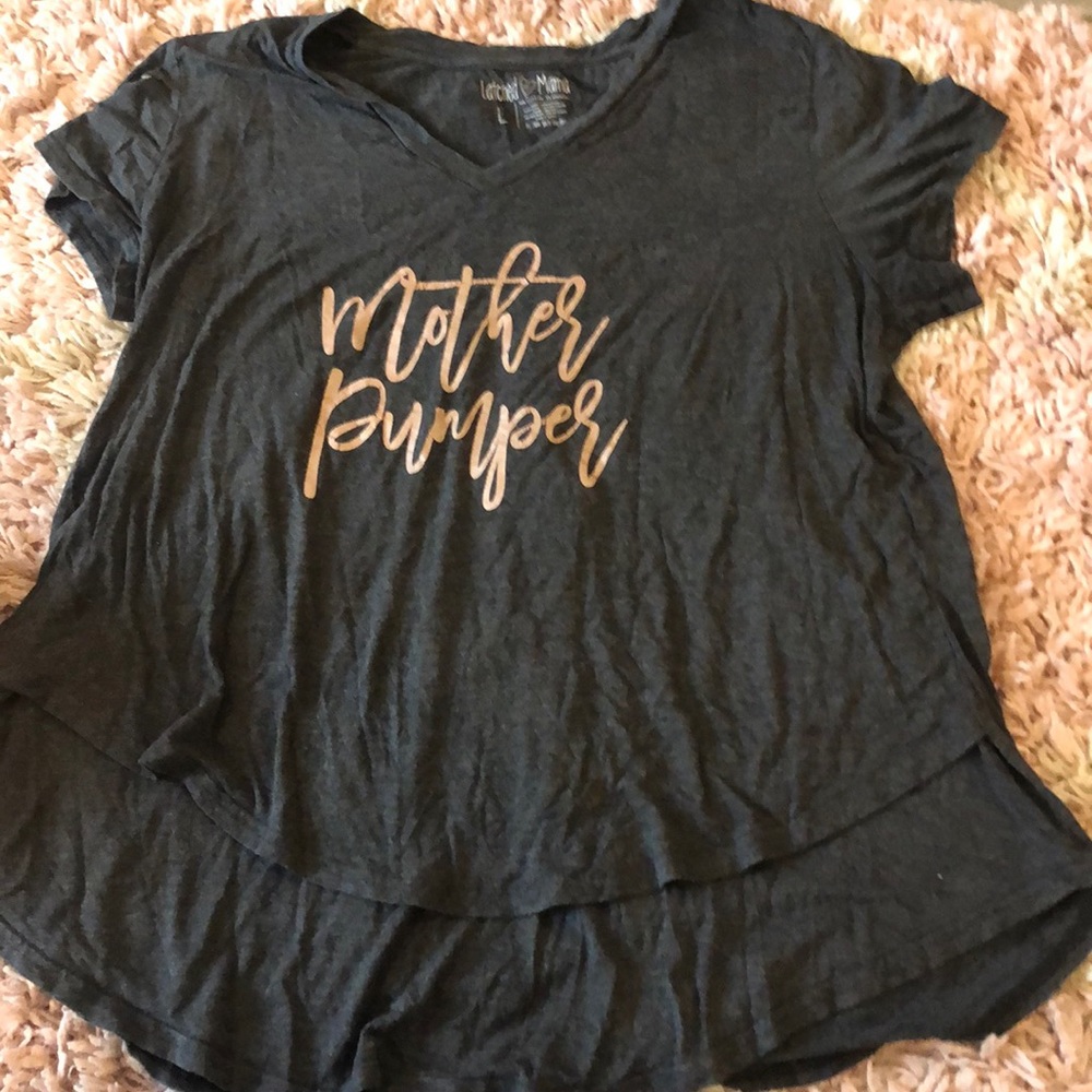 Latched mama nursing shirt